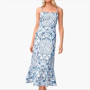 NWT The Alexis Nolana Dress in Blue Fonce